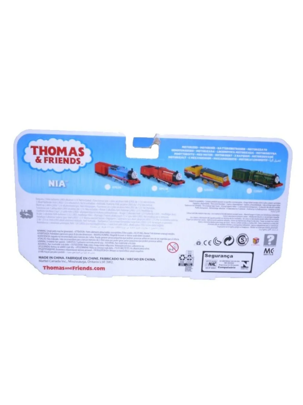 Thomas & Friends Nia motorized train engine locomotive Fisher Price New, Pkg Dmg